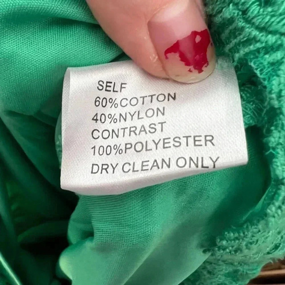 Tadashi Shoji Embroidered Lace V Neck Dress Cocktail Dress Size 8 - Picture 7 of 9